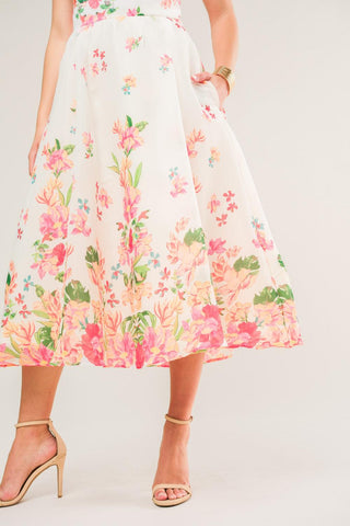 COME WHEN I CALL WOVEN MIDI DRESS - Glamourous Grace
