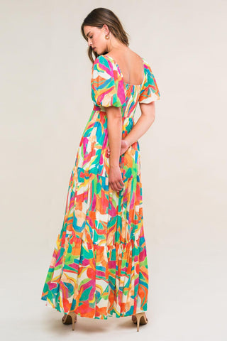EXCEPTIONAL EXPRESSION WOVEN MAXI DRESS - Glamourous Grace