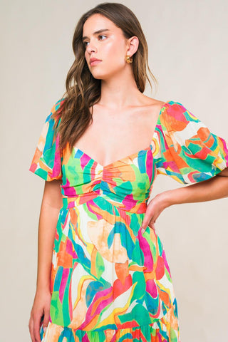 EXCEPTIONAL EXPRESSION WOVEN MAXI DRESS - Glamourous Grace