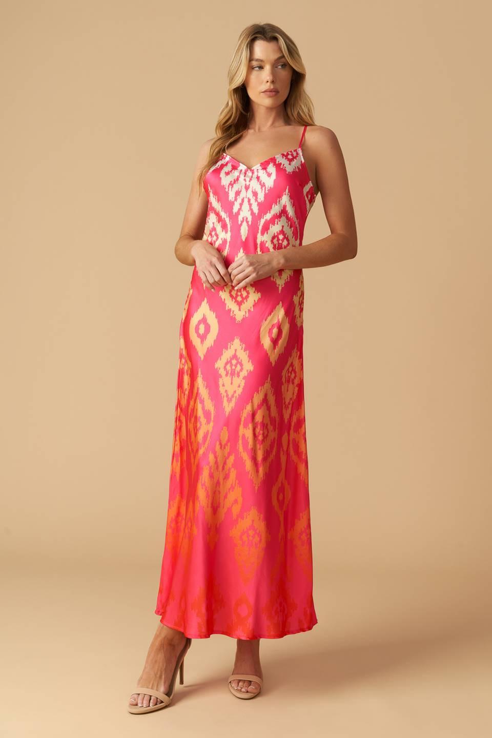 DIAMOND GIRL WOVEN SLIP DRESS - Glamourous Grace