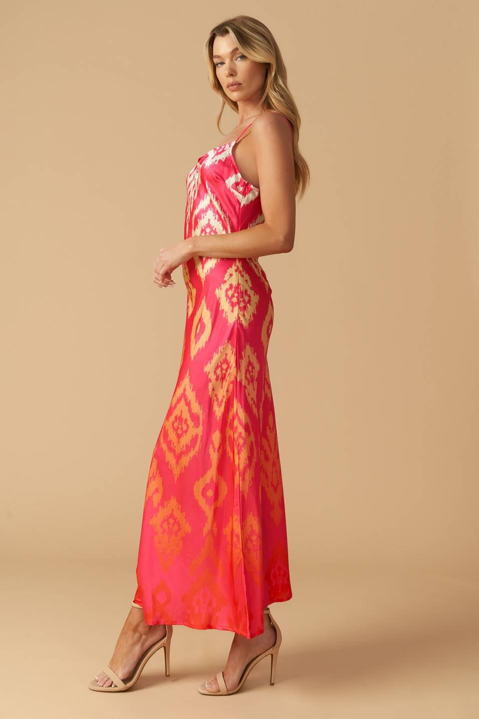 DIAMOND GIRL WOVEN SLIP DRESS - Glamourous Grace