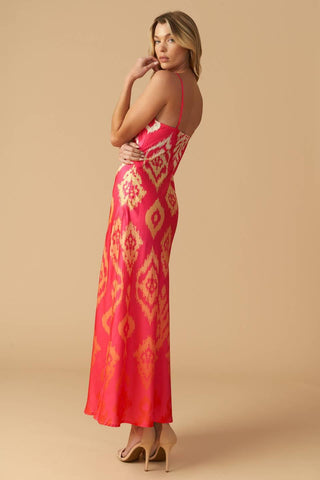 DIAMOND GIRL WOVEN SLIP DRESS - Glamourous Grace