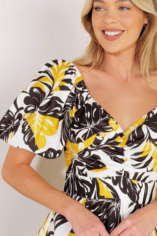 LEAD THE WAY WOVEN MINI DRESS - Glamourous Grace