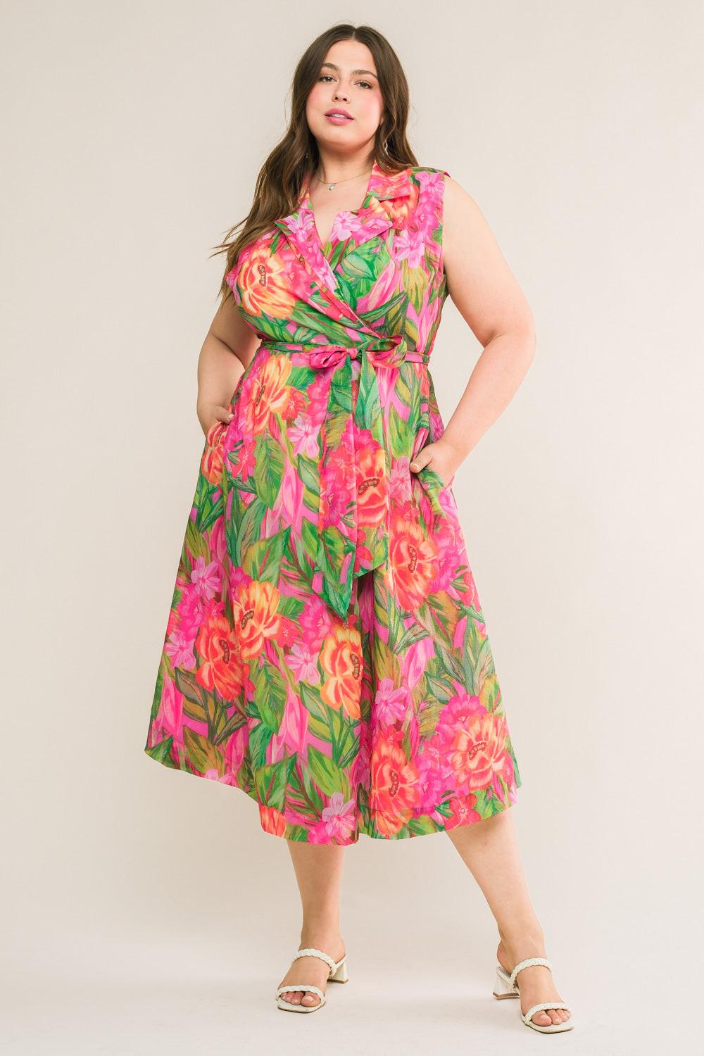 EVERYDAY DREAMS WOVEN MIDI DRESS - Glamourous Grace