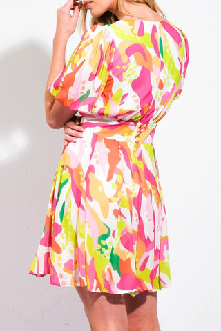 CUTE CERTAINTY WOVEN MINI DRESS - Glamourous Grace
