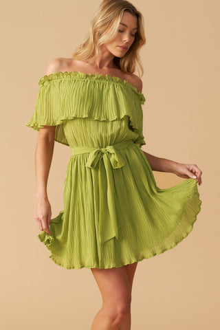 JUST ONE MORE WOVEN MINI DRESS - Glamourous Grace
