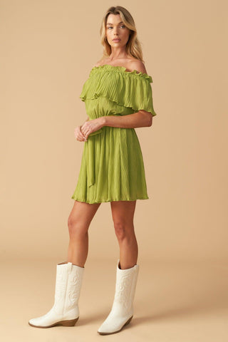 JUST ONE MORE WOVEN MINI DRESS - Glamourous Grace