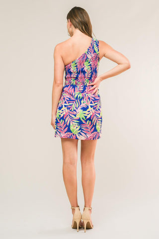 LOVE GROWS HERE WOVEN MINI DRESS - Glamourous Grace