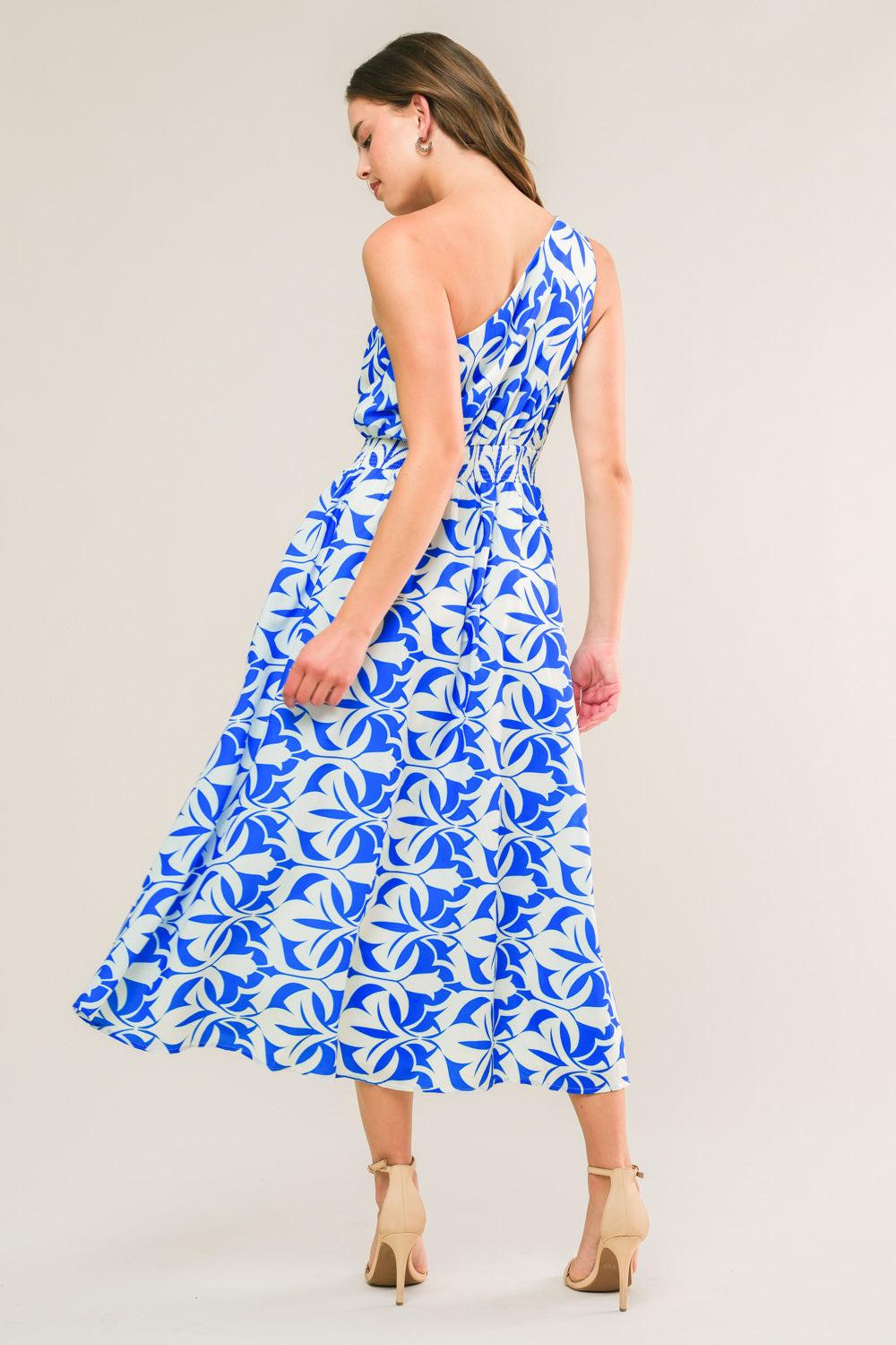 FEEL THE BEAT WOVEN MIDI DRESS - Glamourous Grace