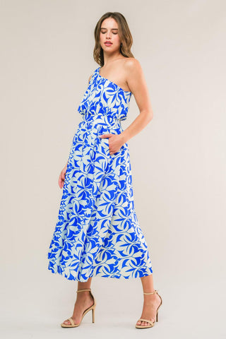 FEEL THE BEAT WOVEN MIDI DRESS - Glamourous Grace