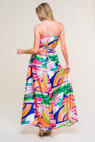 SUMMERY INCLINATION WOVEN MIDI DRESS - Glamourous Grace