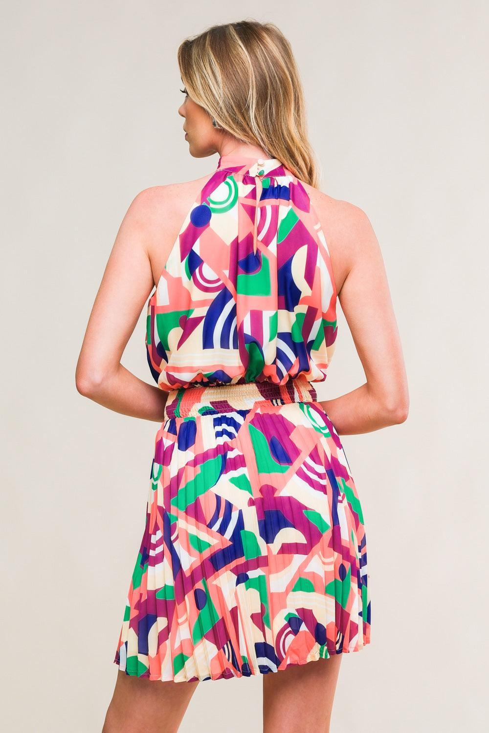 SWEETLY ELEVATED WOVEN MINI DRESS - Glamourous Grace