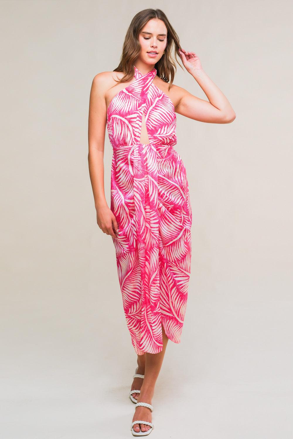 BREEZY WALKS MIDI DRESS - Glamourous Grace