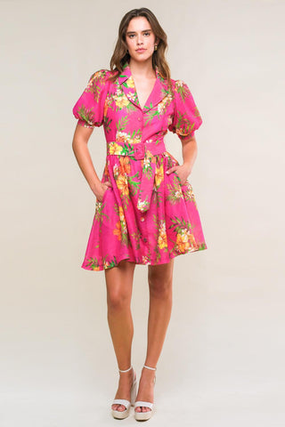 REMARKABLE ENTRANCE WOVEN MINI DRESS - Glamourous Grace