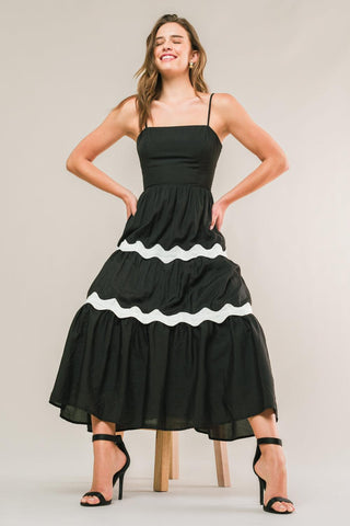 SUMMER SPRITZ WOVEN MIDI DRESS - Glamourous Grace