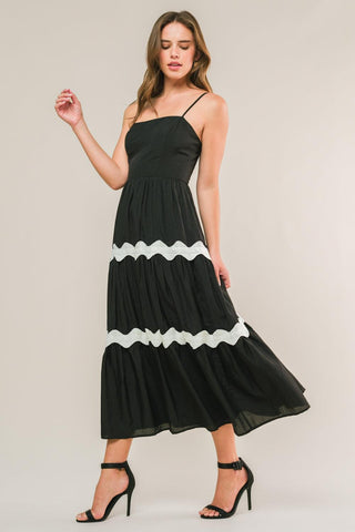 SUMMER SPRITZ WOVEN MIDI DRESS - Glamourous Grace