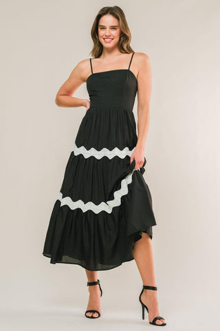 SUMMER SPRITZ WOVEN MIDI DRESS - Glamourous Grace