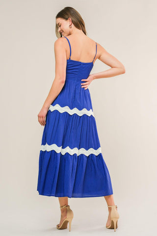 SUMMER SPRITZ WOVEN MIDI DRESS - Glamourous Grace