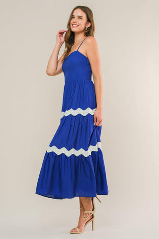SUMMER SPRITZ WOVEN MIDI DRESS - Glamourous Grace
