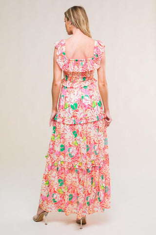 RELAXED CHARM WOVEN MIDI DRESS - Glamourous Grace