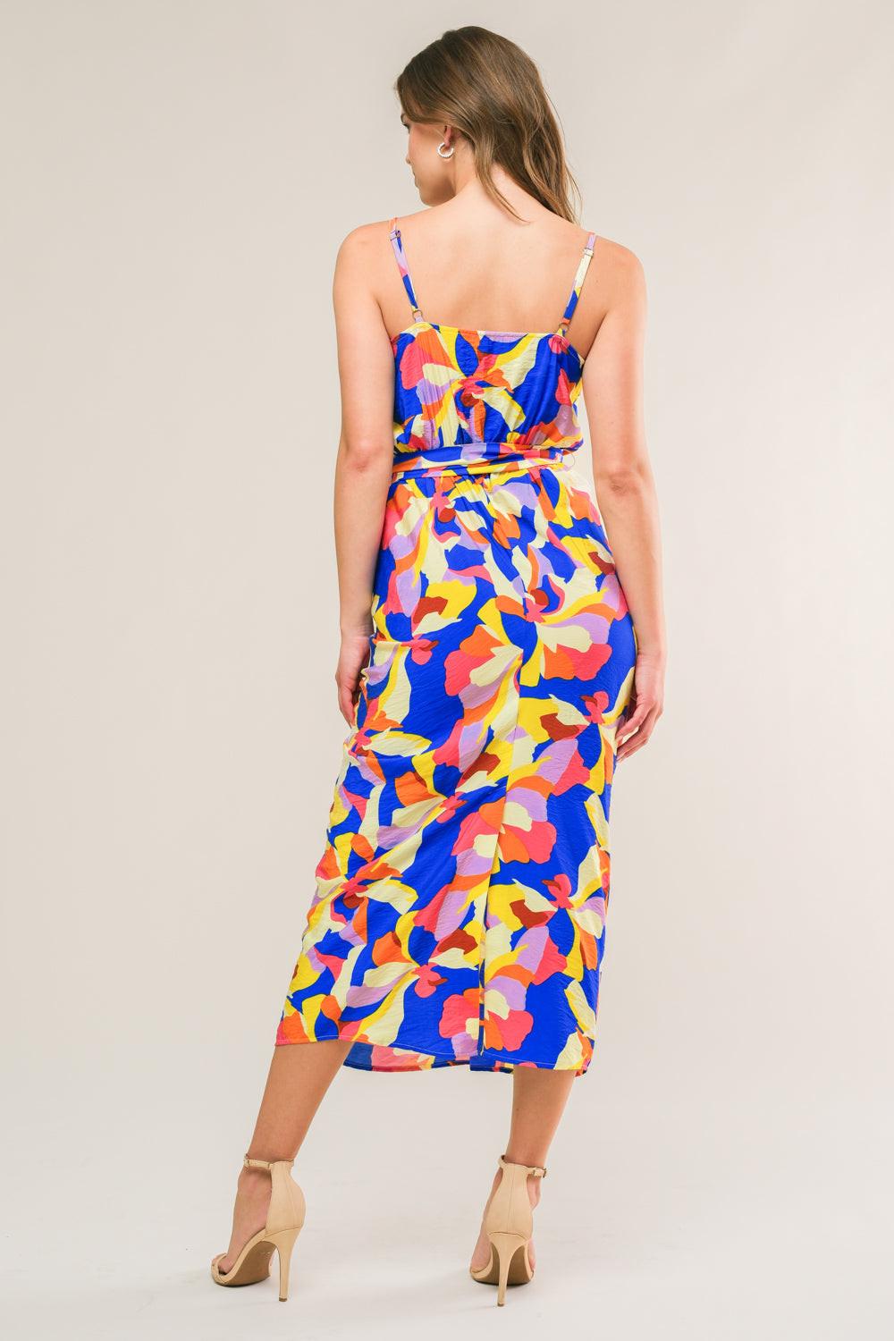 WHAT DREAMS ARE MADE WOVEN MIDI DRESS - Glamourous Grace