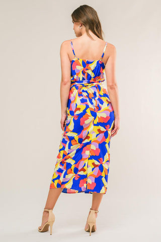 WHAT DREAMS ARE MADE WOVEN MIDI DRESS - Glamourous Grace