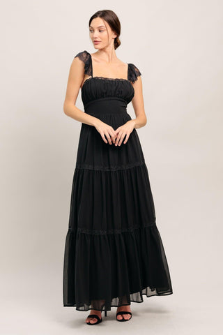 FORGOTTEN ROMANCE WOVEN MAXI DRESS - Glamourous Grace