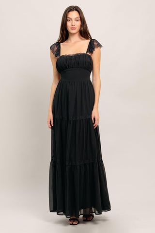 FORGOTTEN ROMANCE WOVEN MAXI DRESS - Glamourous Grace