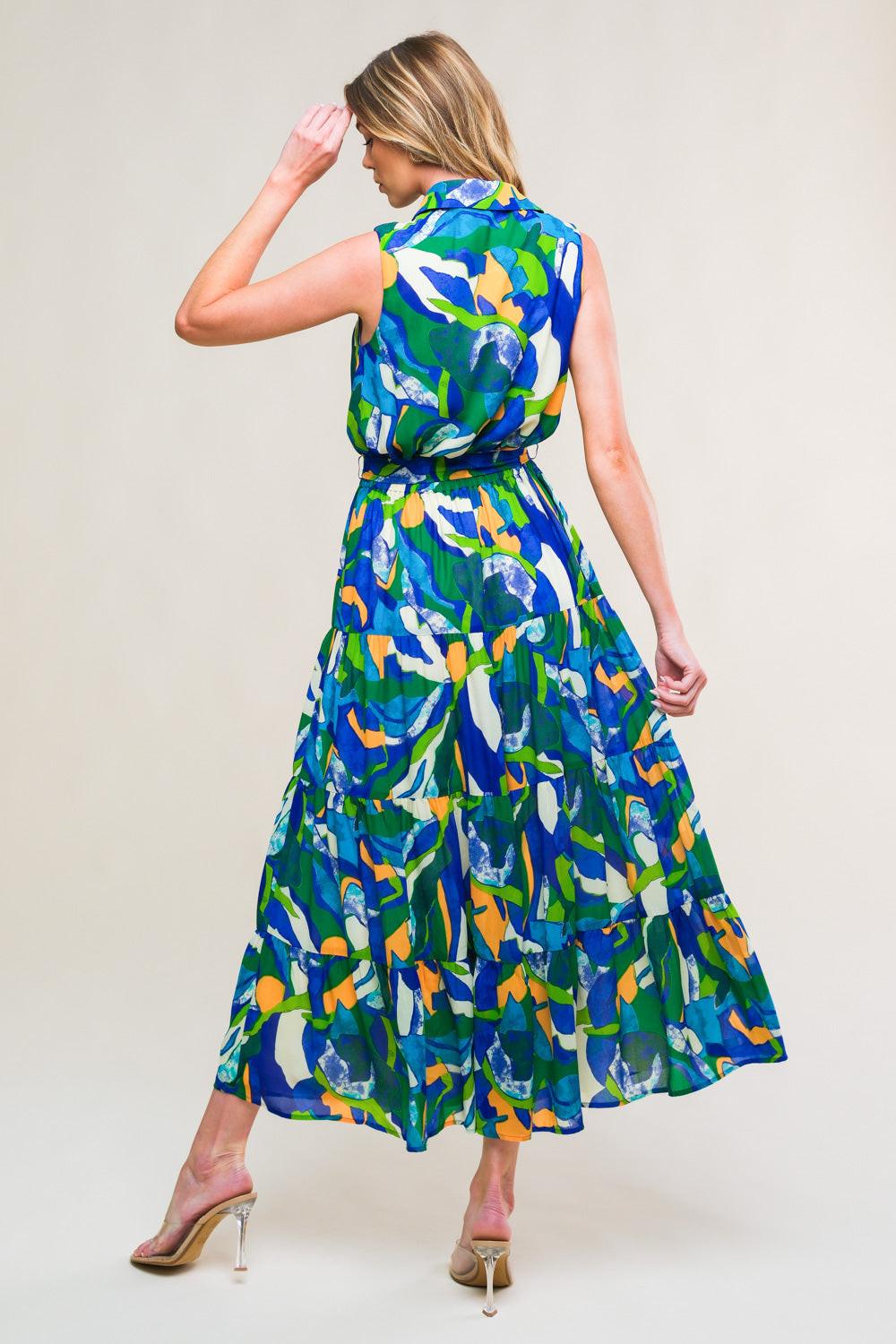 PRISTINE CHICNESS WOVEN MIDI DRESS - Glamourous Grace