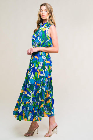 PRISTINE CHICNESS WOVEN MIDI DRESS - Glamourous Grace