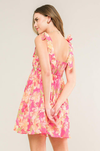 TALK OF THE TOWN WOVEN MINI DRESS - Glamourous Grace