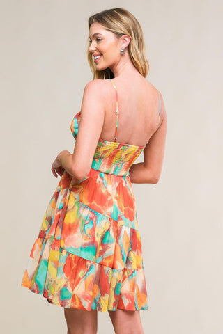 MAJESTIC ENERGY WOVEN MINI DRESS - Glamourous Grace
