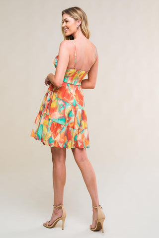 MAJESTIC ENERGY WOVEN MINI DRESS - Glamourous Grace