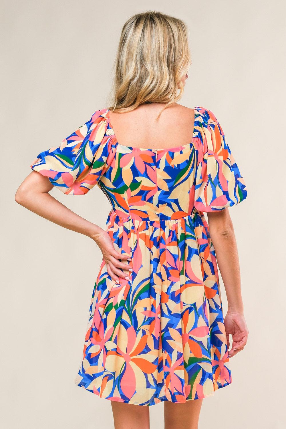 STATE OF BLISS WOVEN MINI DRESS - Glamourous Grace