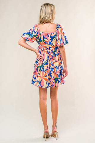 STATE OF BLISS WOVEN MINI DRESS - Glamourous Grace