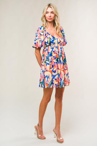 STATE OF BLISS WOVEN MINI DRESS - Glamourous Grace