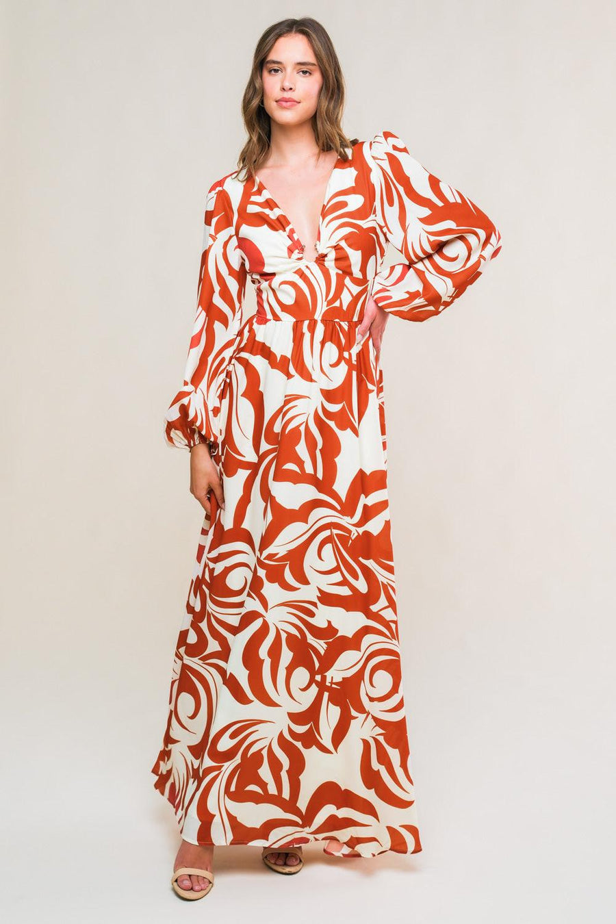 LOVE IN YOUR EYES WOVEN MAXI DRESS - Glamourous Grace