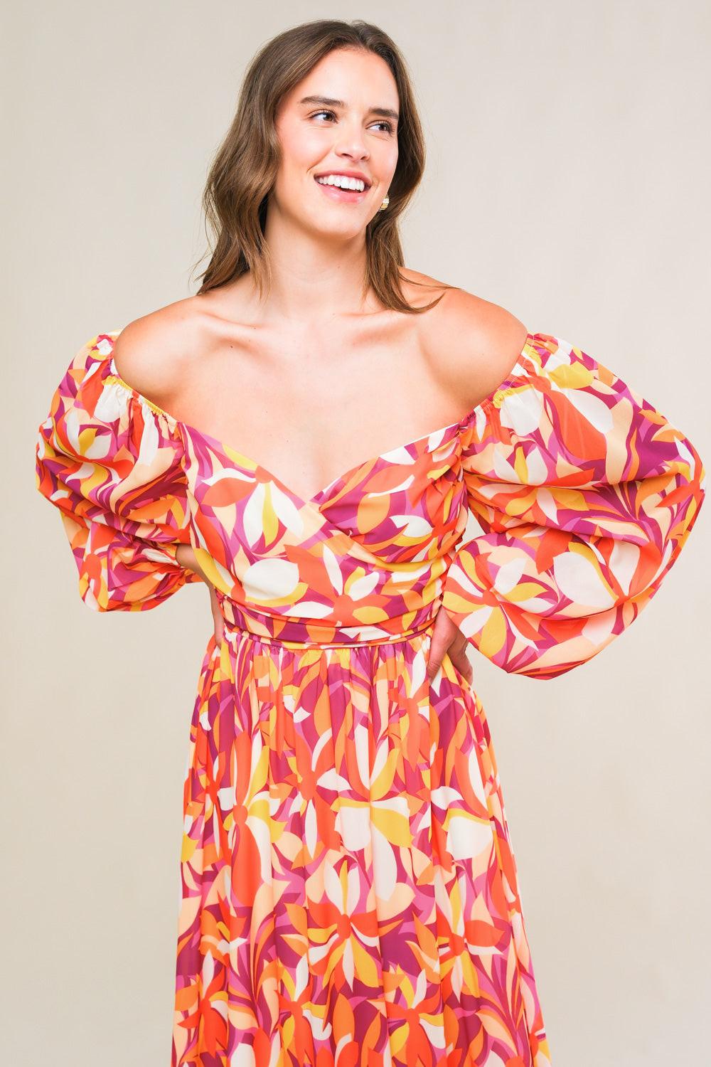 AMAZING EVENING WOVEN MIDI DRESS - Glamourous Grace