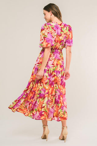 START LOOKING WOVEN MIDI DRESS - Glamourous Grace