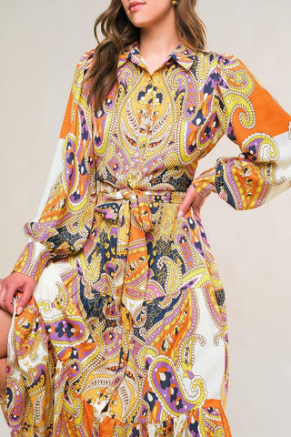 AESTHETIC POSE WOVEN MIDI DRESS - Glamourous Grace