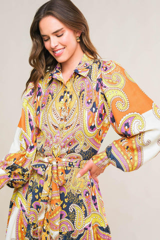 AESTHETIC POSE WOVEN MIDI DRESS - Glamourous Grace