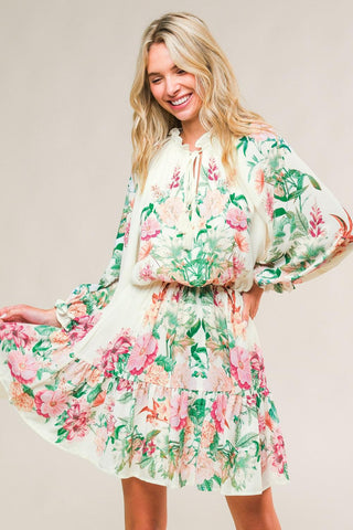 HAPPIEST HERE WOVEN MINI DRESS - Glamourous Grace