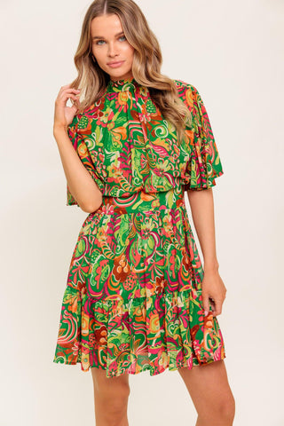 CLEAN AESTHETIC WOVEN MINI DRESS - Glamourous Grace