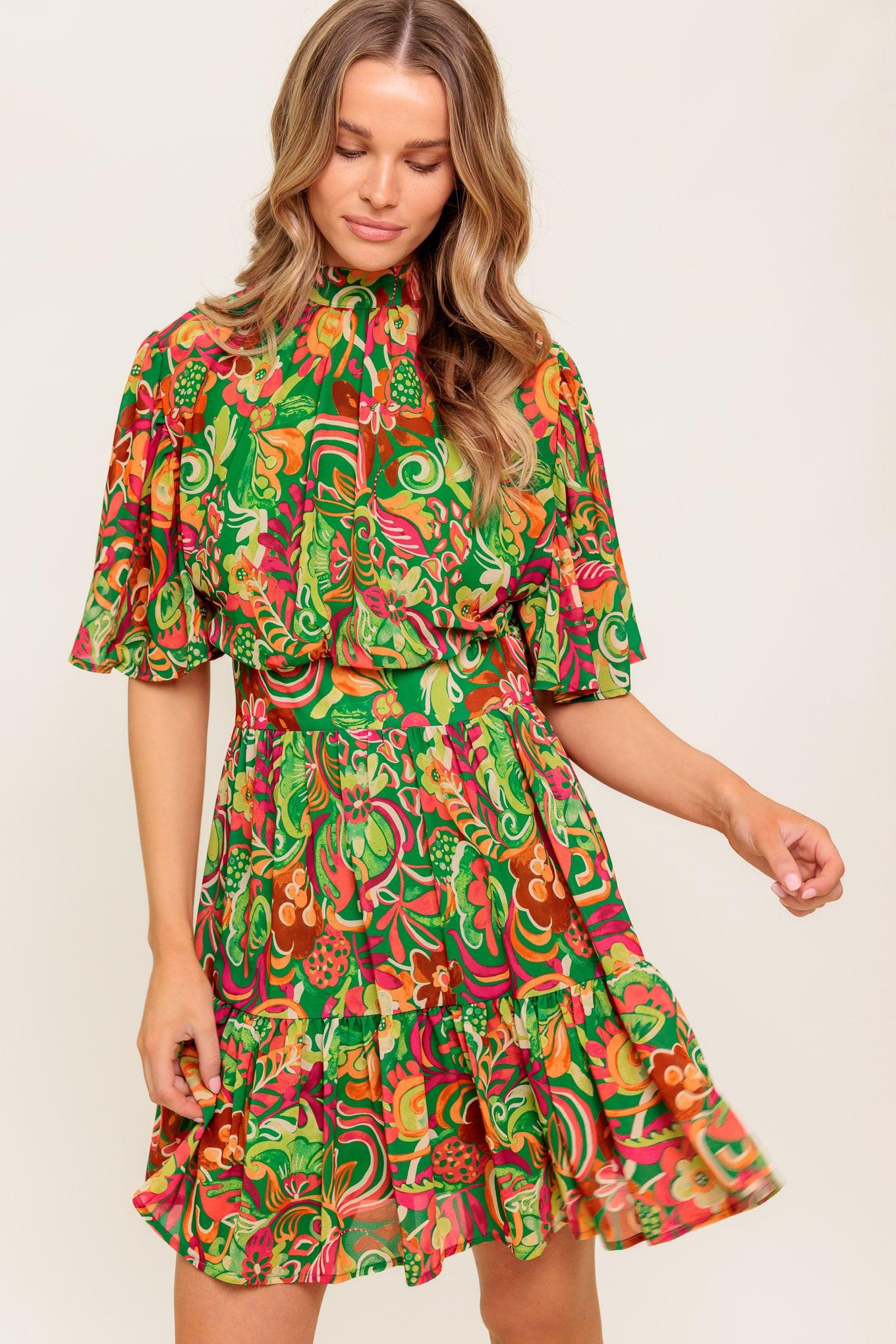 CLEAN AESTHETIC WOVEN MINI DRESS - Glamourous Grace