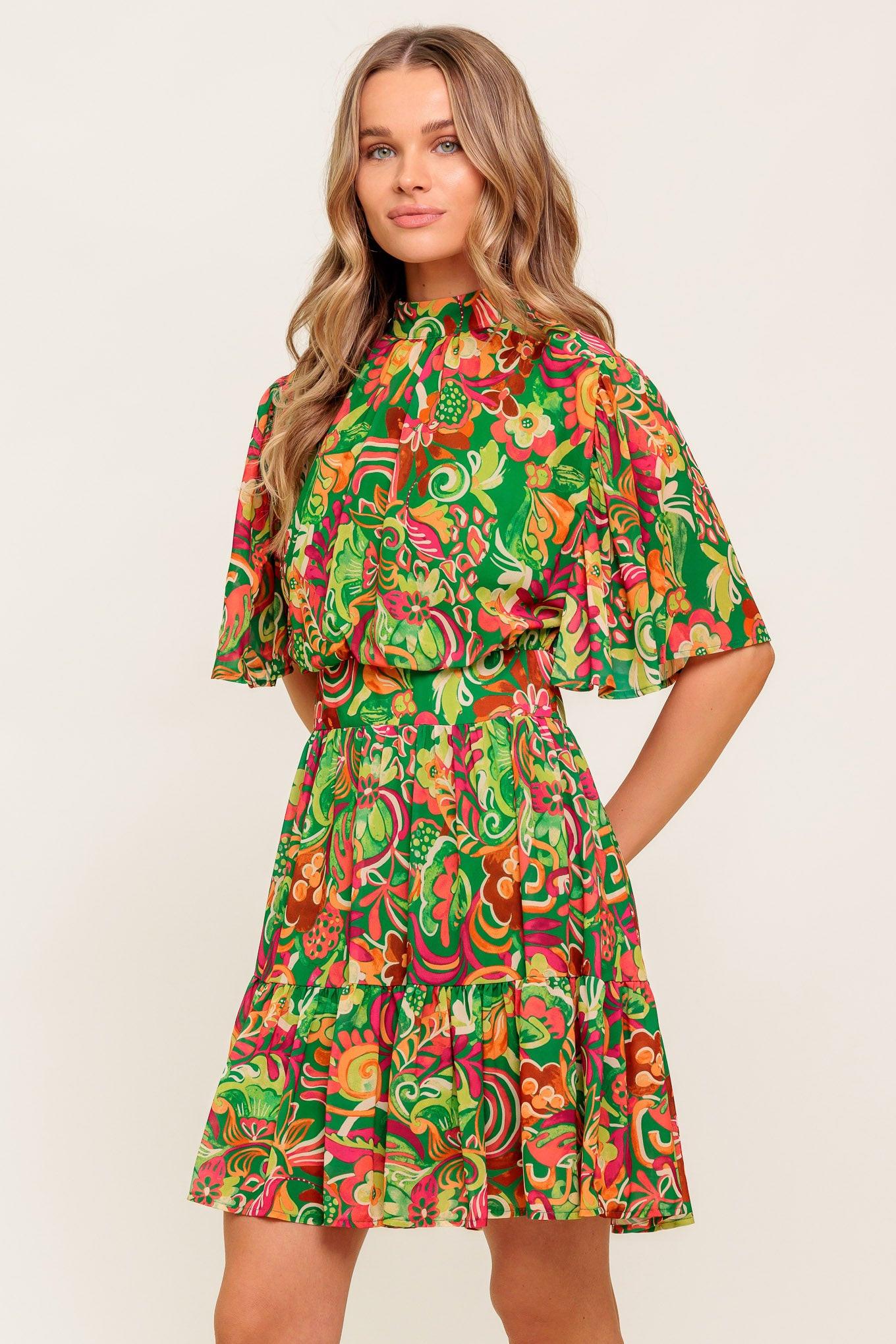 CLEAN AESTHETIC WOVEN MINI DRESS - Glamourous Grace