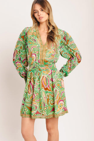TIME SPENT TOGETHER WOVEN MINI DRESS - Glamourous Grace