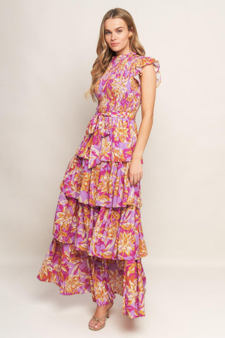 GETTING STARTED WOVEN MIDI DRESS - Glamourous Grace