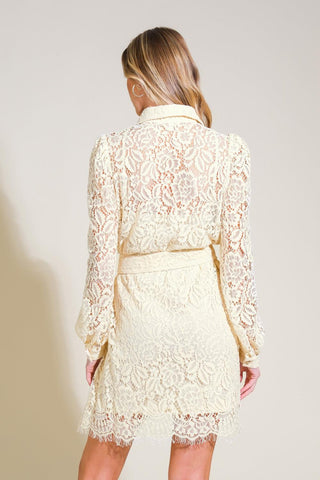 ADORE YOU LACE MINI DRESS - Glamourous Grace