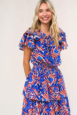 BACK TO FUN WOVEN MIDI DRESS - Glamourous Grace