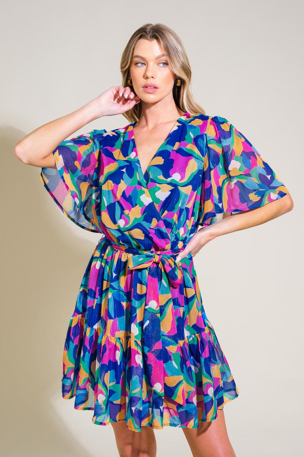 THINK OF ME WOVEN MINI DRESS - Glamourous Grace